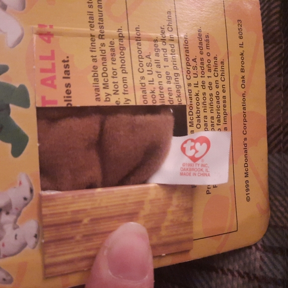 McDonald's ty beanie baby Britannia the bear - Picture 3 of 3